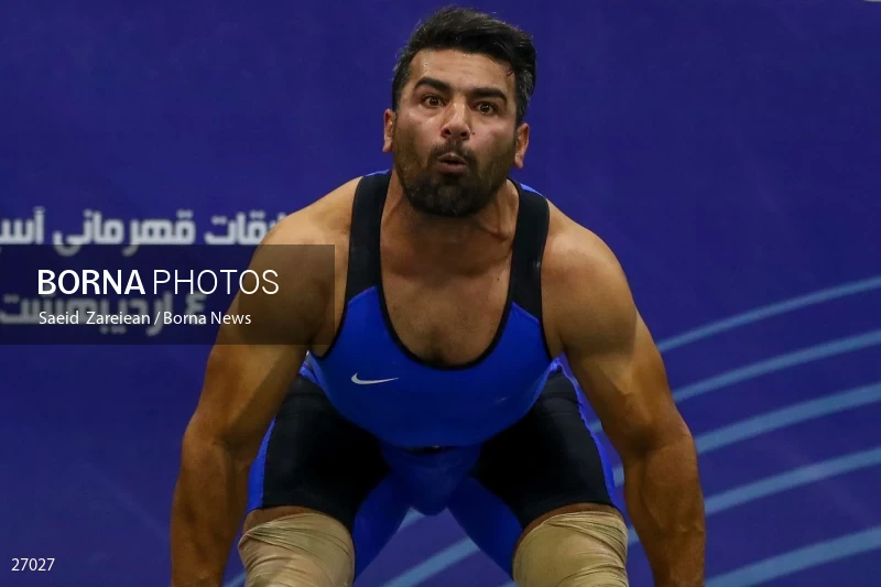 The record setting of Iran's national weightlifting team