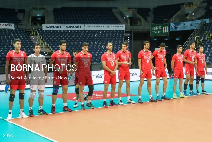 Iran's junior national volleyball team