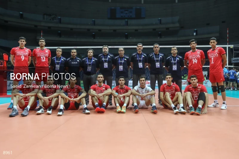 Iran's junior national volleyball team