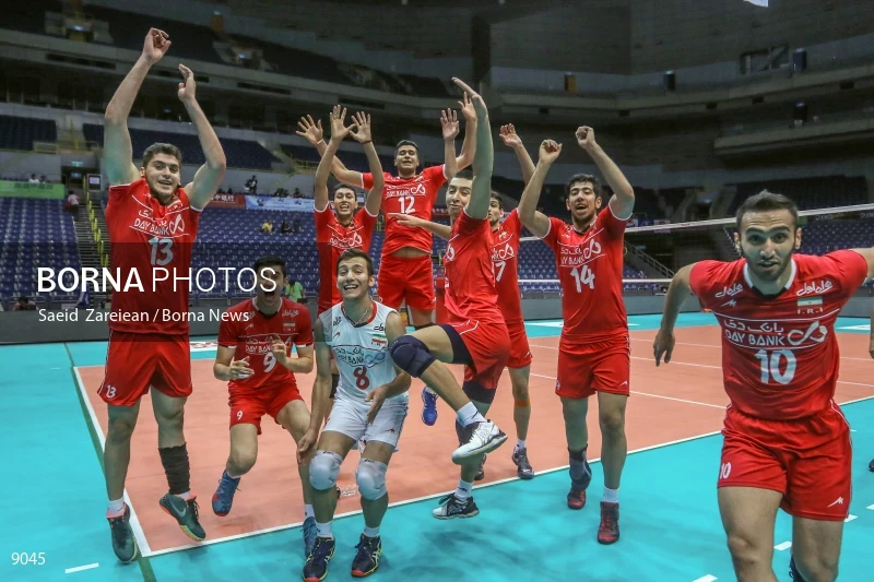Iran's junior national volleyball team