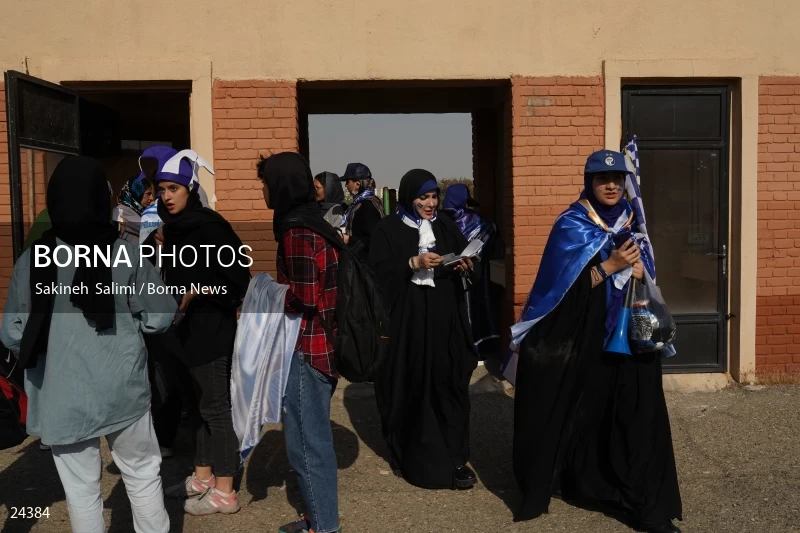 The first attendance of women in the stadium in a match of the Premier Football League of Iran