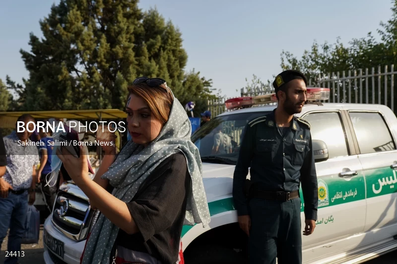 The first attendance of women in the stadium in a match of the Premier Football League of Iran