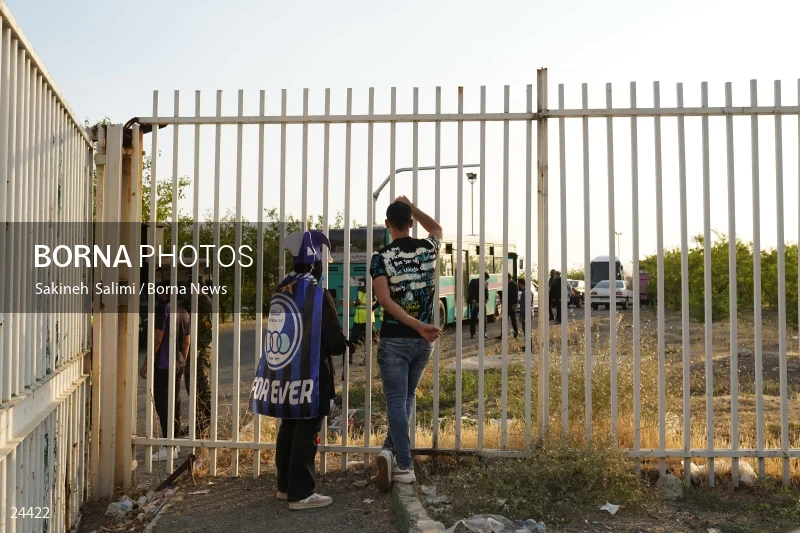 The first attendance of women in the stadium in a match of the Premier Football League of Iran