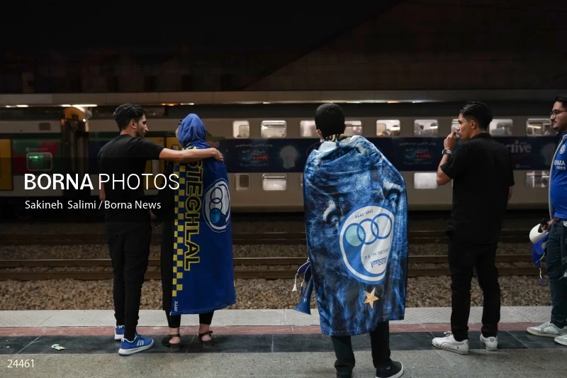 The first attendance of women in the stadium in a match of the Premier Football League of Iran