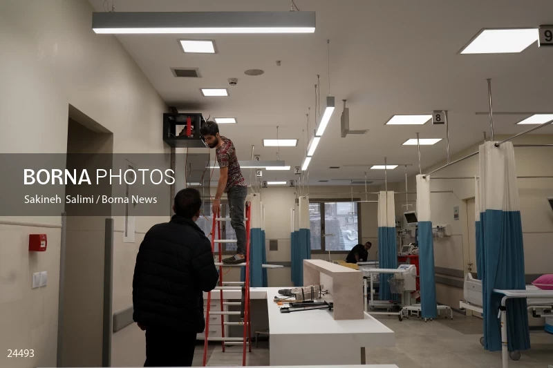 Preparation of the new building of Shohadaye Tajrish Hospital