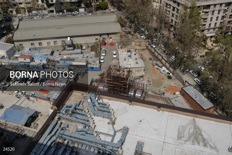 Preparation of the new building of Shohadaye Tajrish Hospital