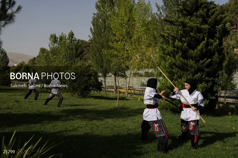 Women athletes of Ancient Iranian martial arts (Parthowa)