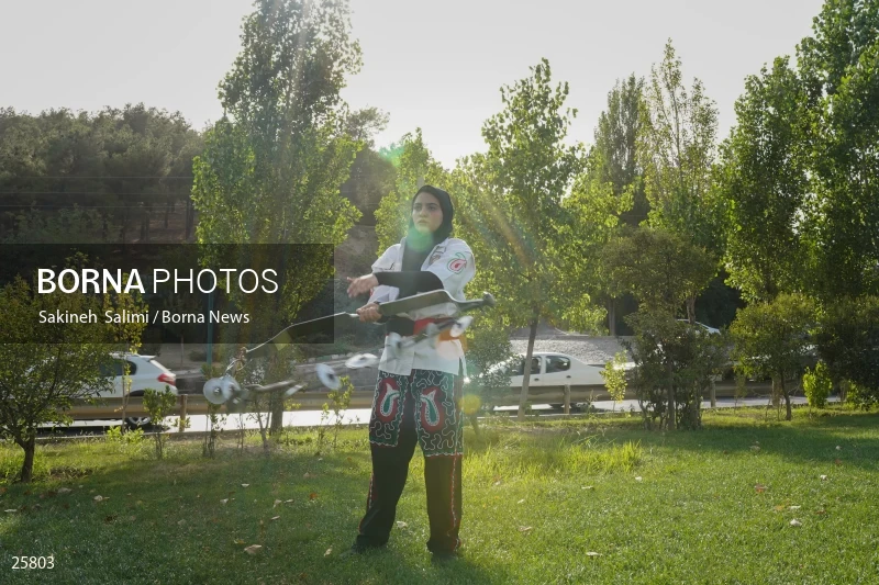 Women athletes of Ancient Iranian martial arts (Parthowa)