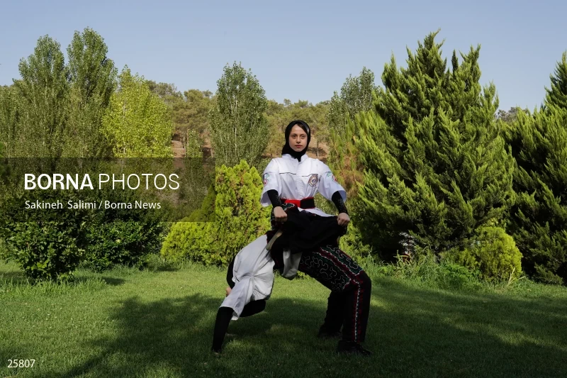 Women athletes of Ancient Iranian martial arts (Parthowa)