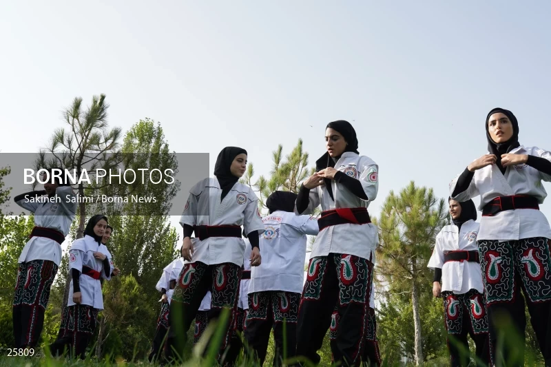 Women athletes of Ancient Iranian martial arts (Parthowa)