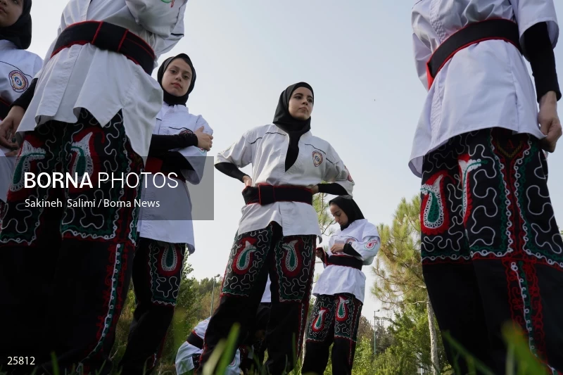 Women athletes of Ancient Iranian martial arts (Parthowa)