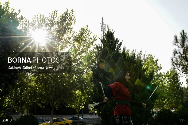 Women athletes of Ancient Iranian martial arts (Parthowa)