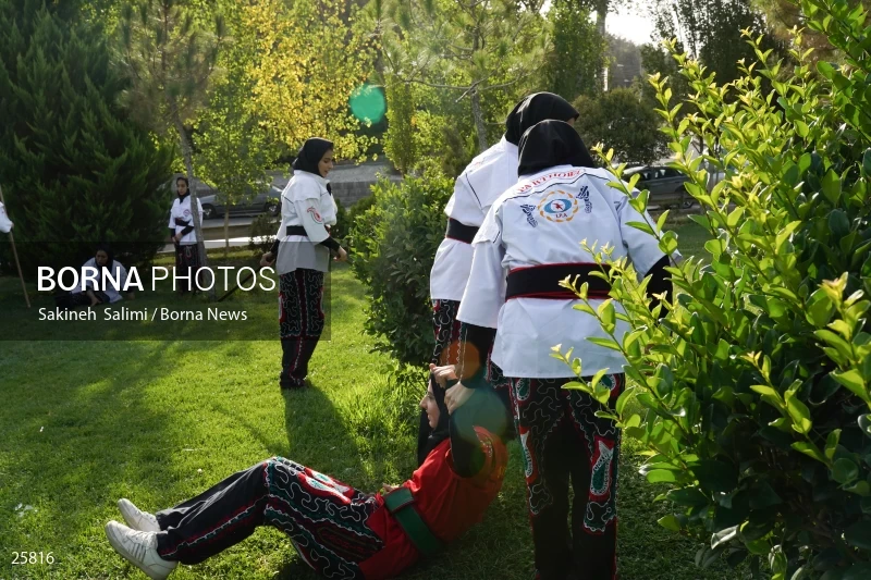 Women athletes of Ancient Iranian martial arts (Parthowa)