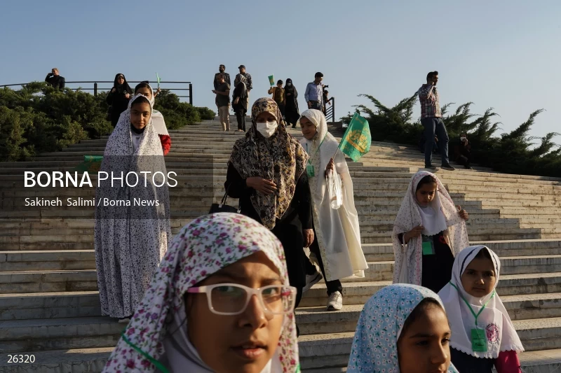 Celebration for first time fasting school girls in Tehran