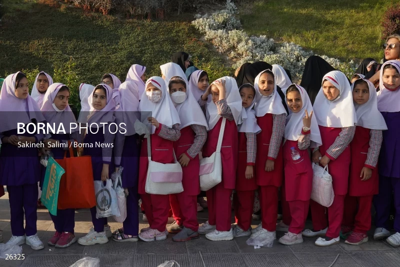 Celebration for first time fasting school girls in Tehran