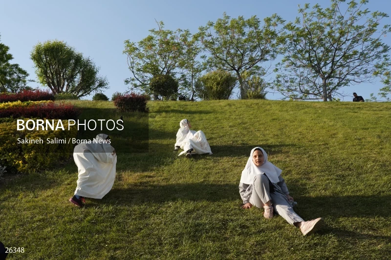 Celebration for first time fasting school girls in Tehran