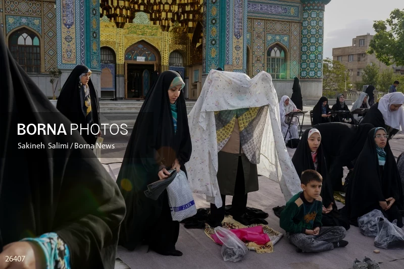 Iranians perform Eid al-Fitr prayers in Tehran