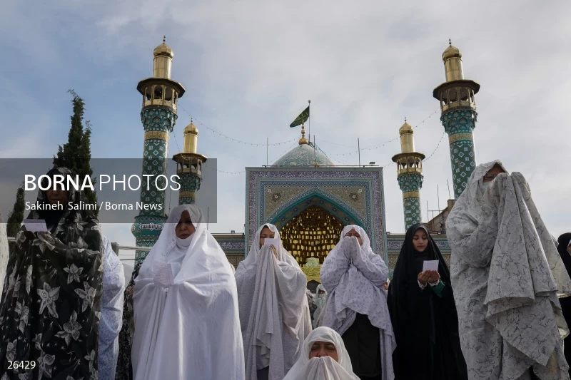 Iranians perform Eid al-Fitr prayers in Tehran
