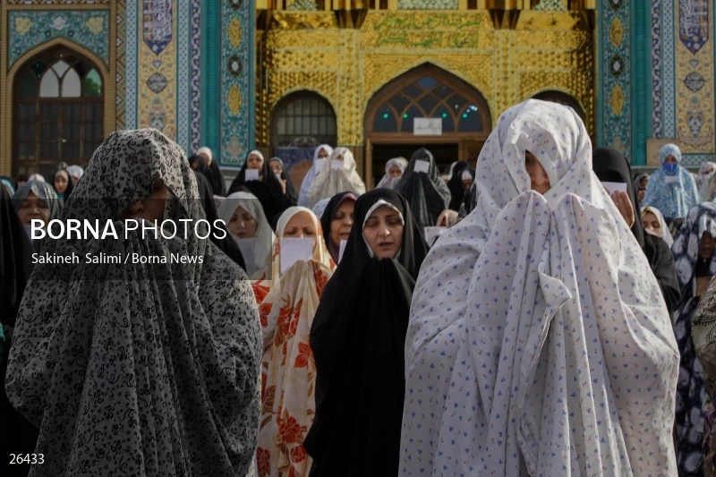 Iranians perform Eid al-Fitr prayers in Tehran