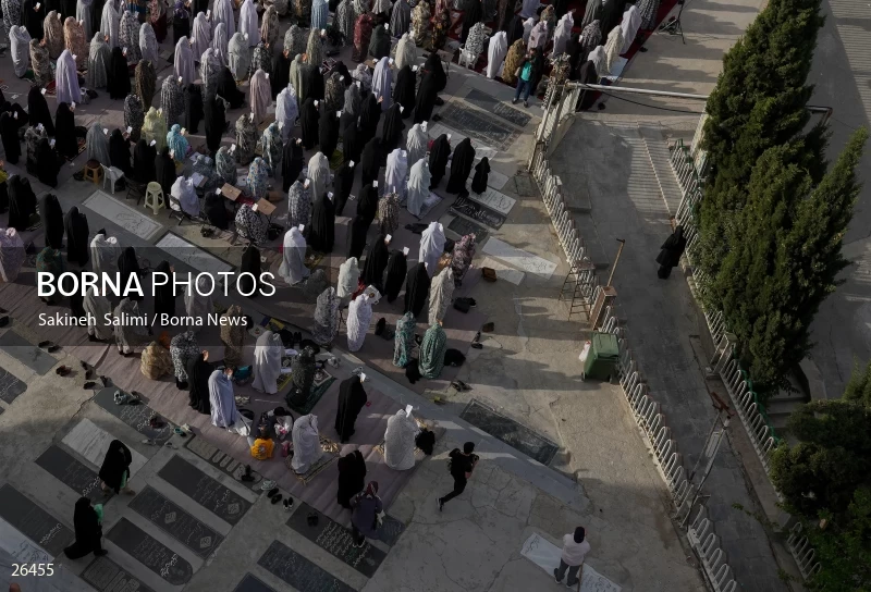 Iranians perform Eid al-Fitr prayers in Tehran