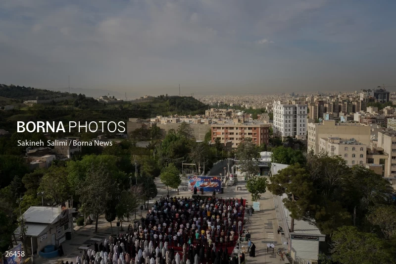 Iranians perform Eid al-Fitr prayers in Tehran