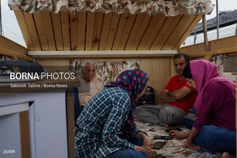 Camper travel cars gathering in Tehran
