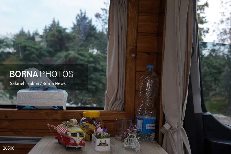 Camper travel cars gathering in Tehran