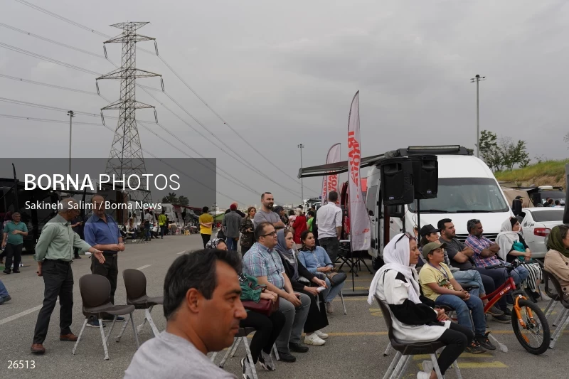 Camper travel cars gathering in Tehran