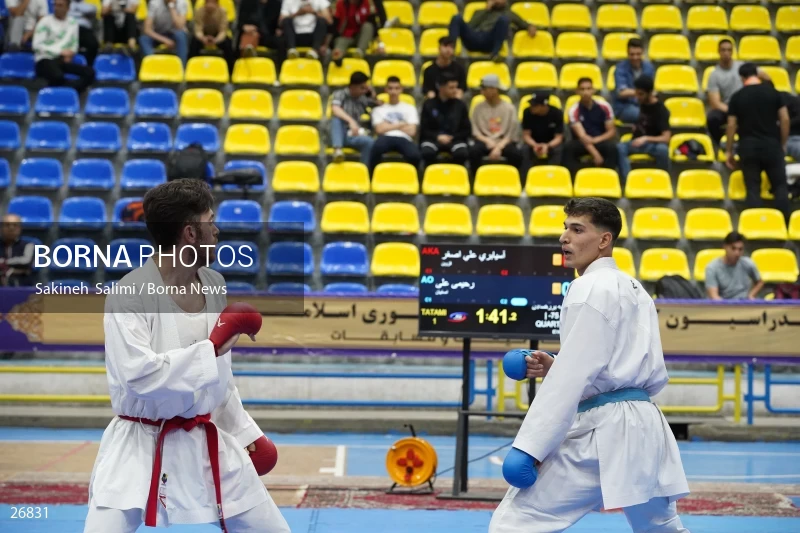 the selection matches of the men's national karate team