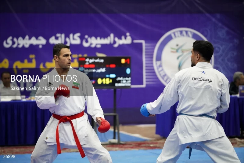 the selection matches of the men's national karate team