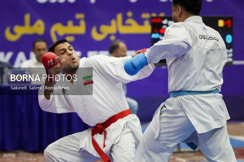 the selection matches of the men's national karate team