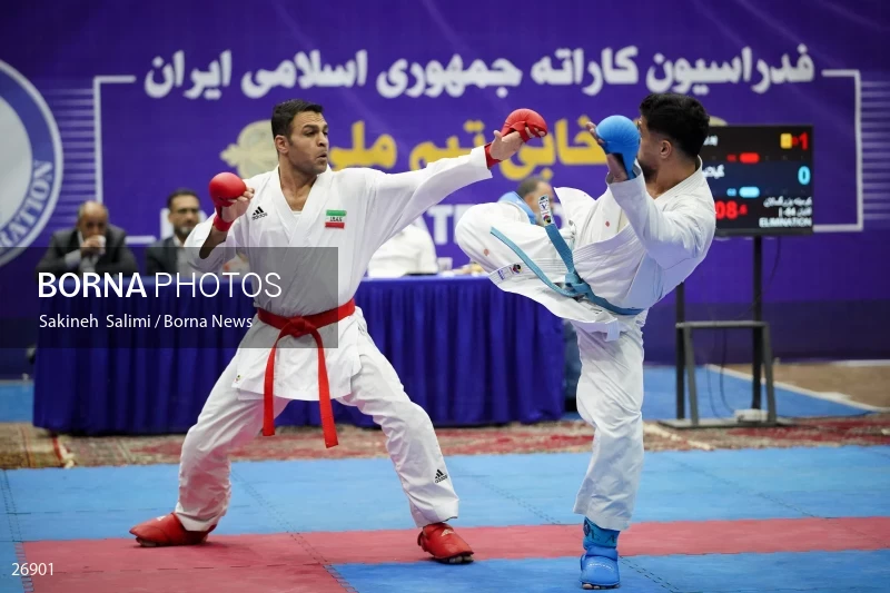 the selection matches of the men's national karate team