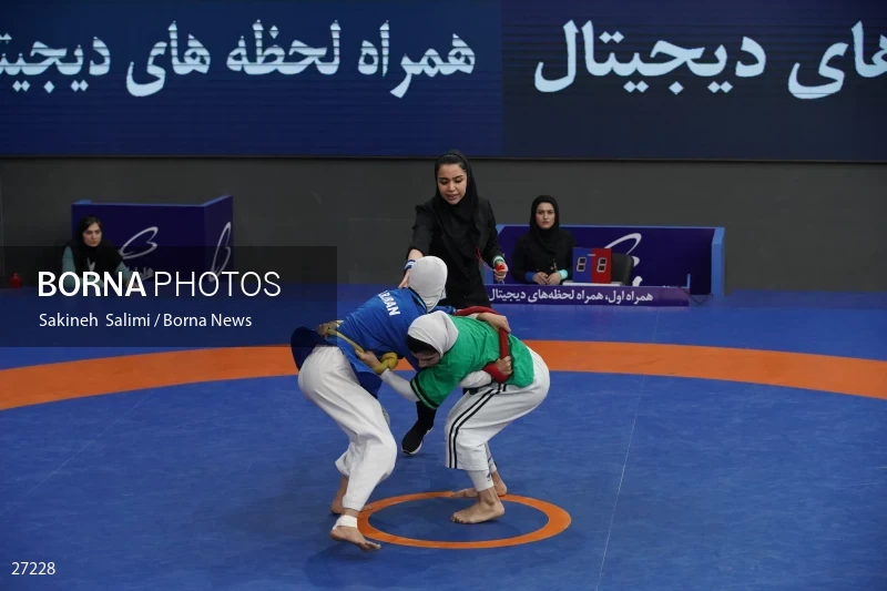 The national championship and selection of the Iranian female Alysh wrestling national team