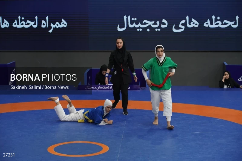 The national championship and selection of the Iranian female Alysh wrestling national team
