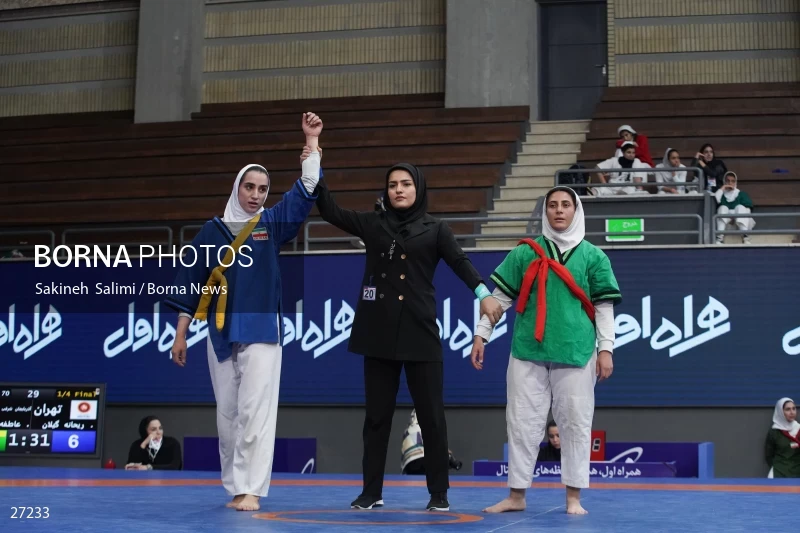 The national championship and selection of the Iranian female Alysh wrestling national team