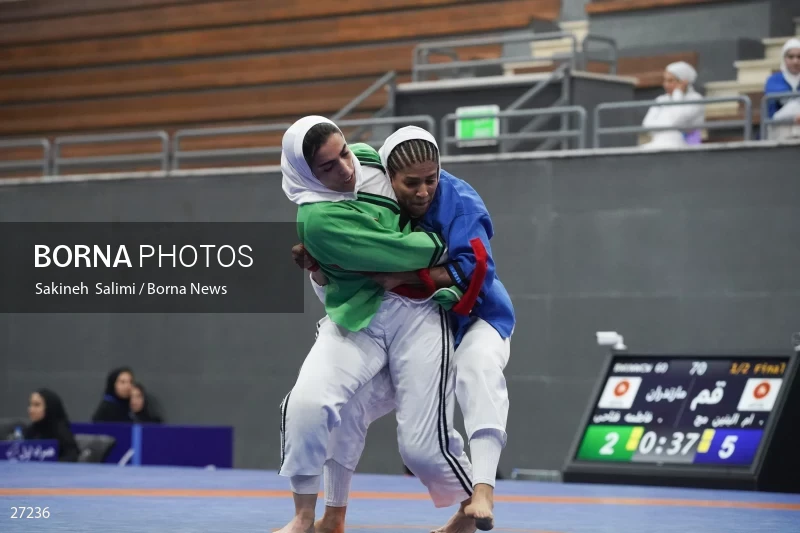 The national championship and selection of the Iranian female Alysh wrestling national team
