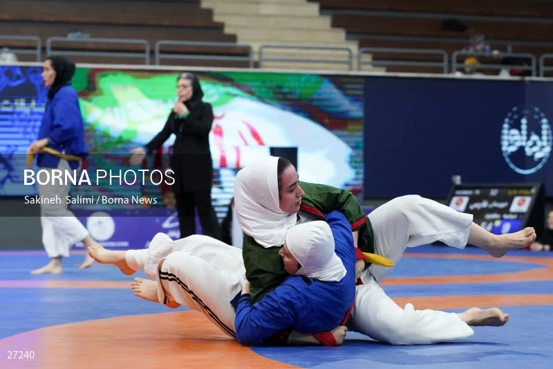 The national championship and selection of the Iranian female Alysh wrestling national team