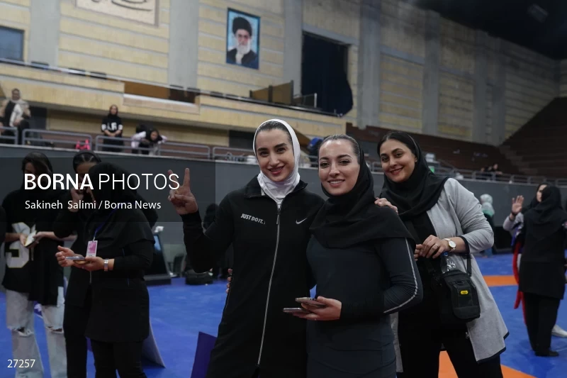 The national championship and selection of the Iranian female Alysh wrestling national team