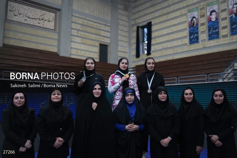 The national championship and selection of the Iranian female Alysh wrestling national team