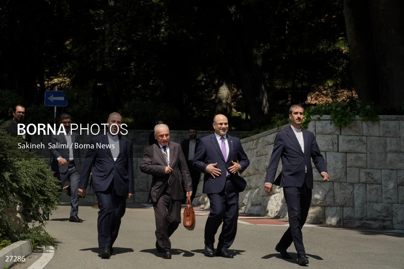 Ebrahim Raisi's official welcome to the President of Iraq