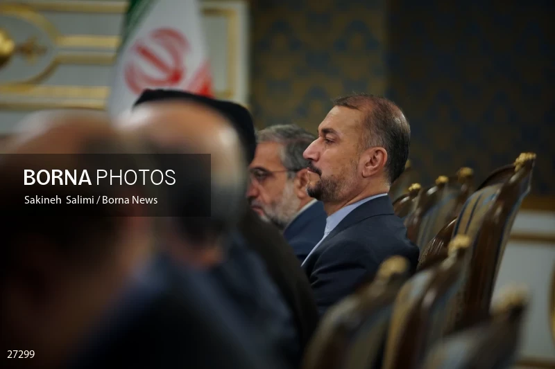 Ebrahim Raisi's official welcome to the President of Iraq