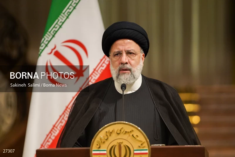 Ebrahim Raisi's official welcome to the President of Iraq