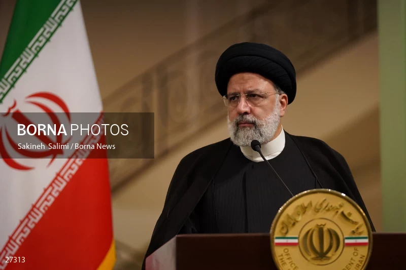 Ebrahim Raisi's official welcome to the President of Iraq
