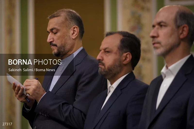 Ebrahim Raisi's official welcome to the President of Iraq