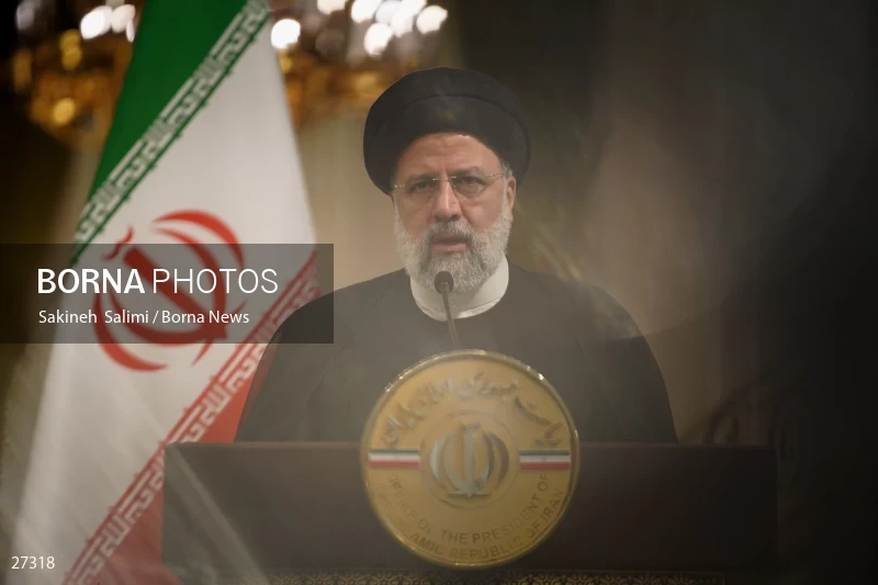 Ebrahim Raisi's official welcome to the President of Iraq