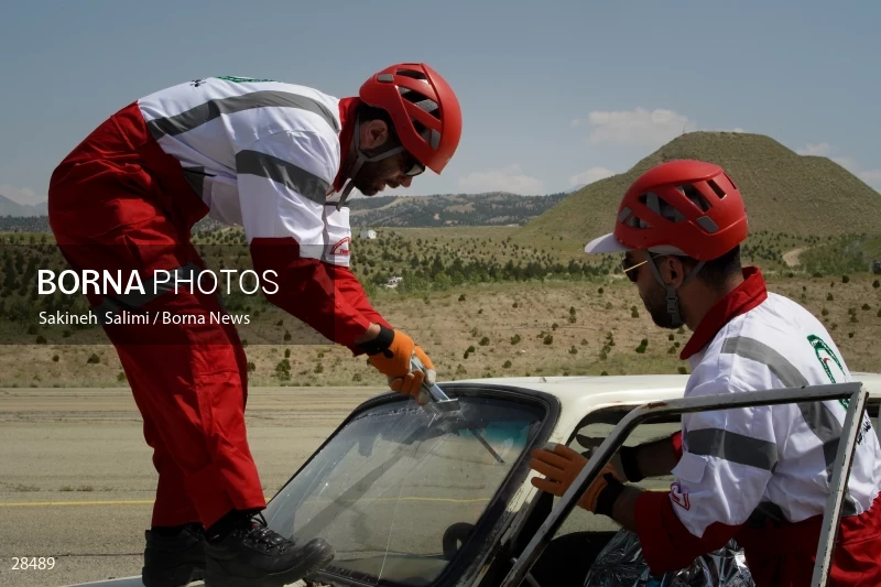 Training operation of Iranian Red Crescent Society