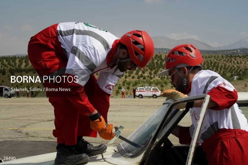 Training operation of Iranian Red Crescent Society