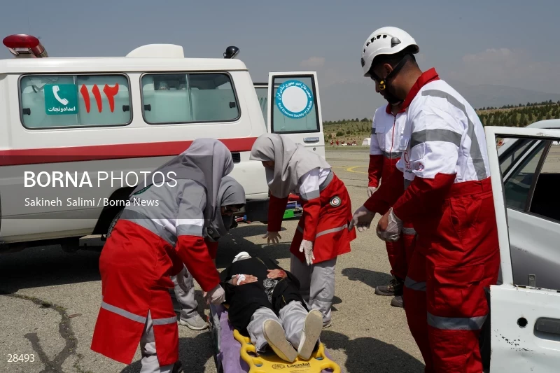 Training operation of Iranian Red Crescent Society