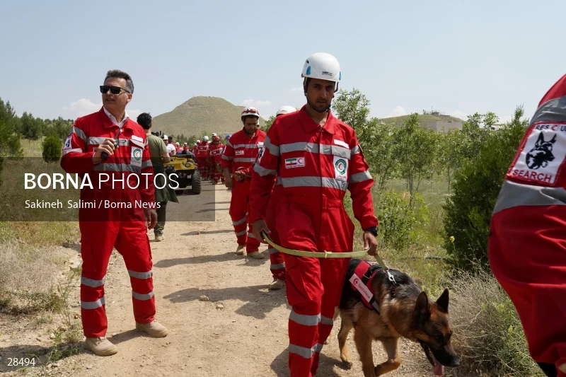 Training operation of Iranian Red Crescent Society