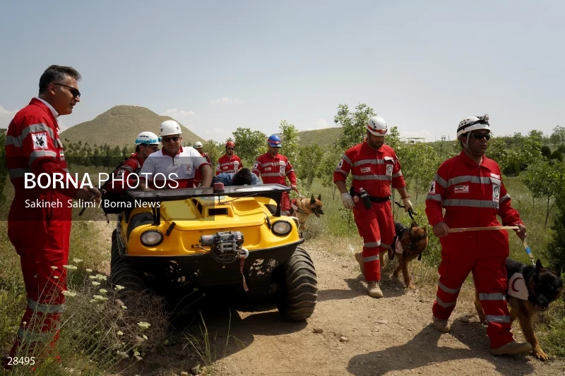 Training operation of Iranian Red Crescent Society
